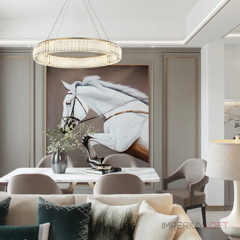 Подвесная люстра Arte Milano AM-9018 2728B.D600.LED G Подвесная люстра Arte Milano AM-9018 2728B.D600.LED G