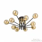 Потолочная люстра Arte Milano Neapolis-73708 273708/10 BK/GD