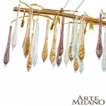 Подвесная люстра Arte Milano AM-500 500.L1200.W500.H350.G9.8 G