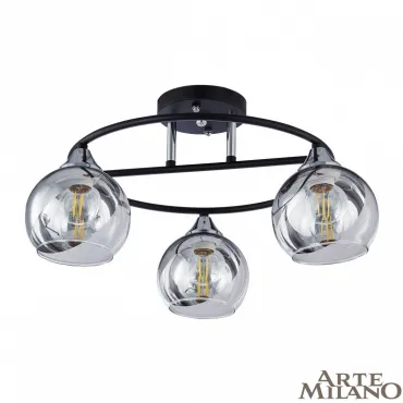 Люстра Arte Milano AMALFI-322403 322403/3 BK+CR