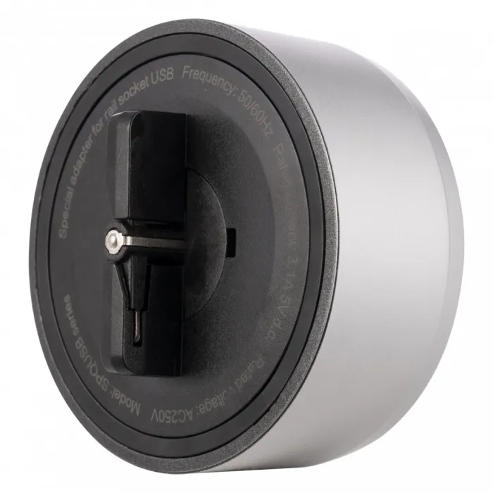 Трековая розетка, 3.1A 250V 399731TS/USB-Type-C Silver от ImperiumLoft