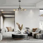 Люстра на штанге Arte Milano Ferrara-76079 276079/8 BK/GD