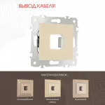 Вывод кабеля 203.49-1.shampan от ImperiumLoft