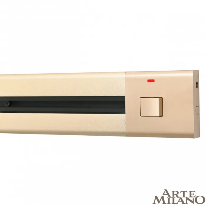 Накладной шинопровод с выключателем, 25A 250V 385201TOB/100 Gold от ImperiumLoft
