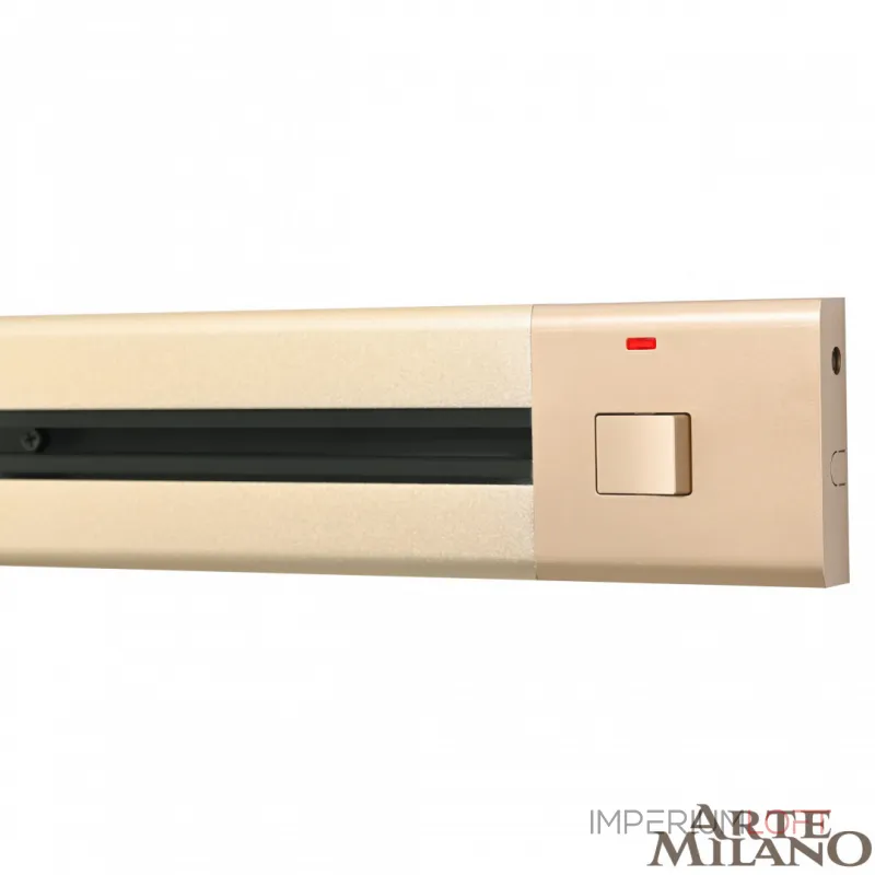 Накладной шинопровод с выключателем, 25A 250V 385201TOB/100 Gold от ImperiumLoft Накладной шинопровод с выключателем, 25A 250V 385201TOB/100 Gold от ImperiumLoft