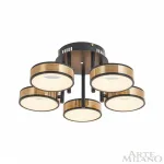 Светильник светодиодный Arte Milano Ferrara-71040 271040/5R BK/GD