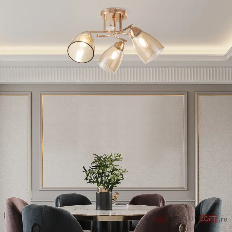 Люстра Arte Milano AMALFI-326419 326419/3 FG+WH от ImperiumLoft