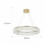 Подвесная люстра Arte Milano AM-9018 2728B.D600.LED G