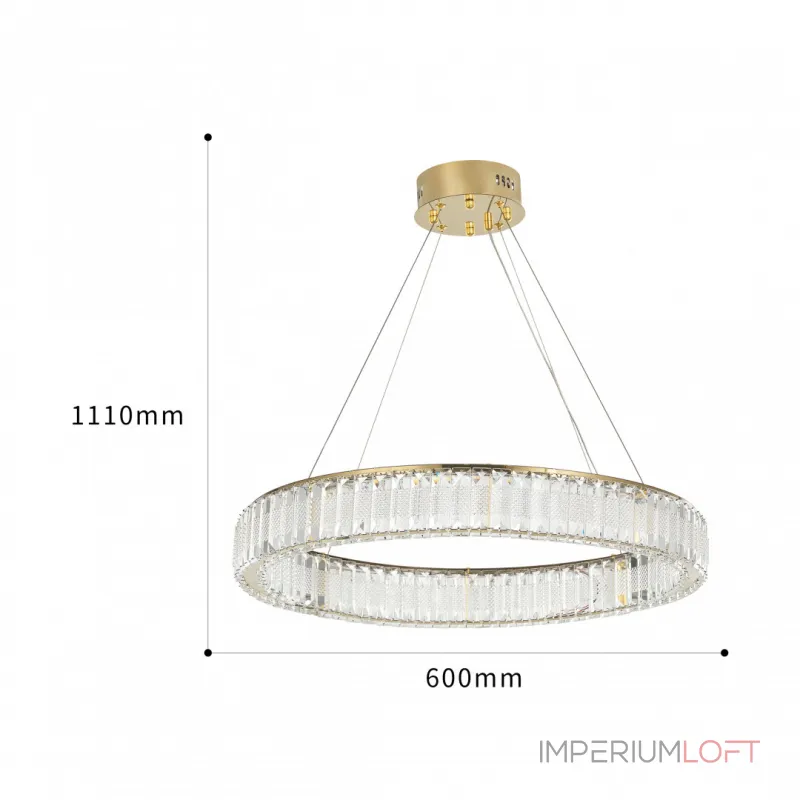 Подвесная люстра Arte Milano AM-9018 2728B.D600.LED G Подвесная люстра Arte Milano AM-9018 2728B.D600.LED G