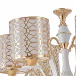 Подвесная люстра Arte Milano Florentia-1237 301237/8 Wh/Gd Подвесная люстра Arte Milano Florentia-1237 301237/8 Wh/Gd