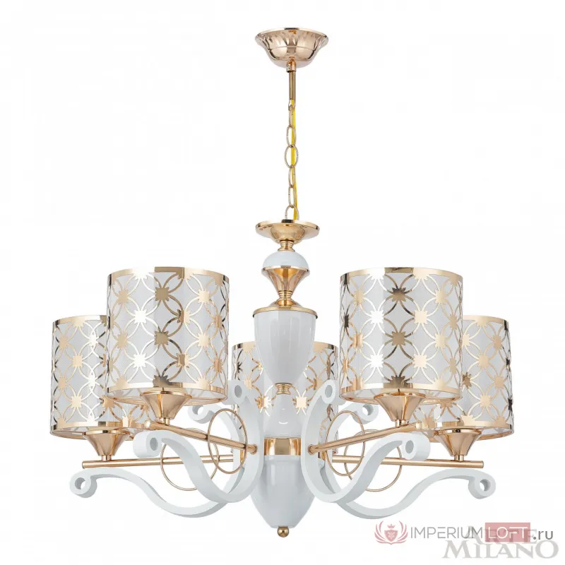 Люстра подвесная Arte Milano Florentia-3097 303097/5 Wh/Gd от ImperiumLoft