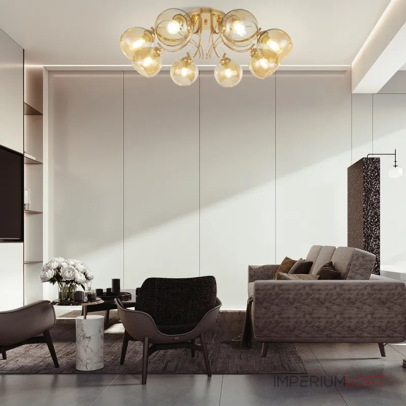 Потолочная люстра Arte Milano Napoli-0566 330566/8 FGD Потолочная люстра Arte Milano Napoli-0566 330566/8 FGD