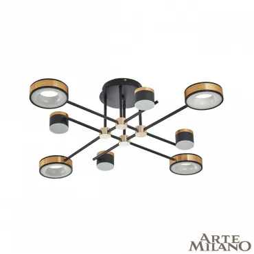 Светильник светодиодный Arte Milano Ferrara-72040 272040/8 BK/GD