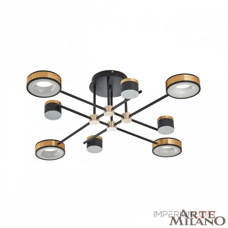 Светильник светодиодный Arte Milano Ferrara-72040 272040/8 BK/GD