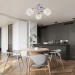 Потолочная люстра Arte Milano AMALFI-327985 327985/3 CR+BK