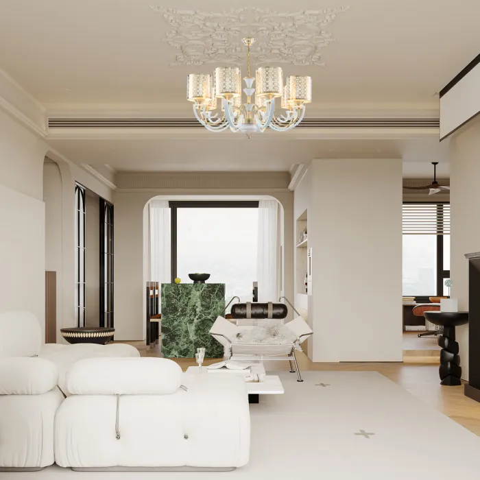 Люстра подвесная Arte Milano Florentia-8857 308857/8 Wh/Gd от ImperiumLoft