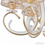 Подвесная люстра Arte Milano Florentia-1237 301237/8 Wh/Gd Подвесная люстра Arte Milano Florentia-1237 301237/8 Wh/Gd