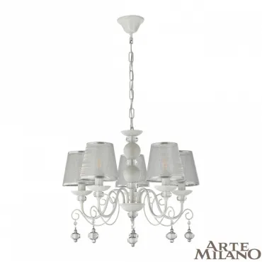 Люстра Arte Milano AM347620 347620/5 WT+SL