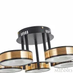 Светильник светодиодный Arte Milano Ferrara-71040 271040/5R BK/GD