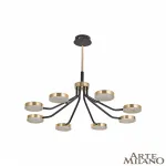 Люстра на штанге Arte Milano Ferrara-76079 276079/8 BK/GD
