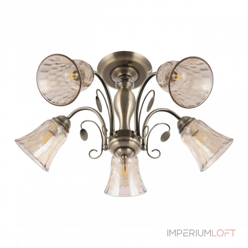 Потолочная люстра Arte Milano AM346700 346700/5 AB Потолочная люстра Arte Milano AM346700 346700/5 AB