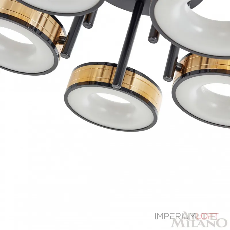 Светильник светодиодный Arte Milano Ferrara-71040 271040/5R BK/GD