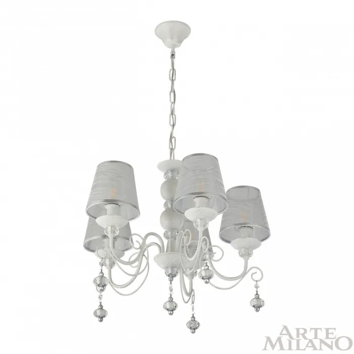 Люстра Arte Milano AM347620 347620/5 WT+SL от ImperiumLoft