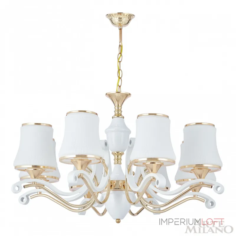 Подвесная люстра Arte Milano Florentia-3987 303987/8 Wh/Gd