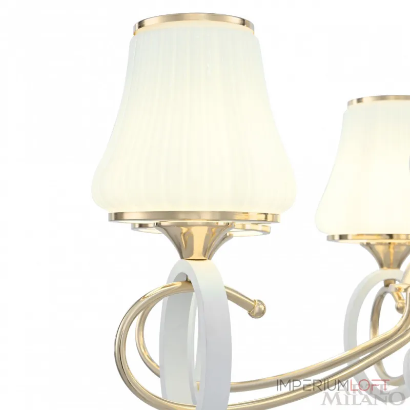 Подвесная люстра Arte Milano Florentia-2387 302387/8 Wh/Gd