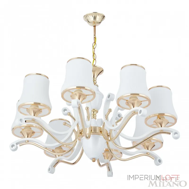Подвесная люстра Arte Milano Florentia-3987 303987/8 Wh/Gd