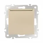 Розетка с заземлением, шторками и защитной крышкой, 16A 250V 206.41-1.shampan