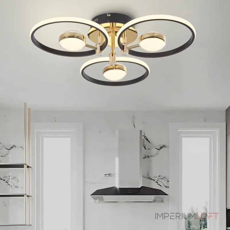 Светильник светодиодный Arte Milano Ferrara-76140 276140/3+3 BK/GD Светильник светодиодный Arte Milano Ferrara-76140 276140/3+3 BK/GD
