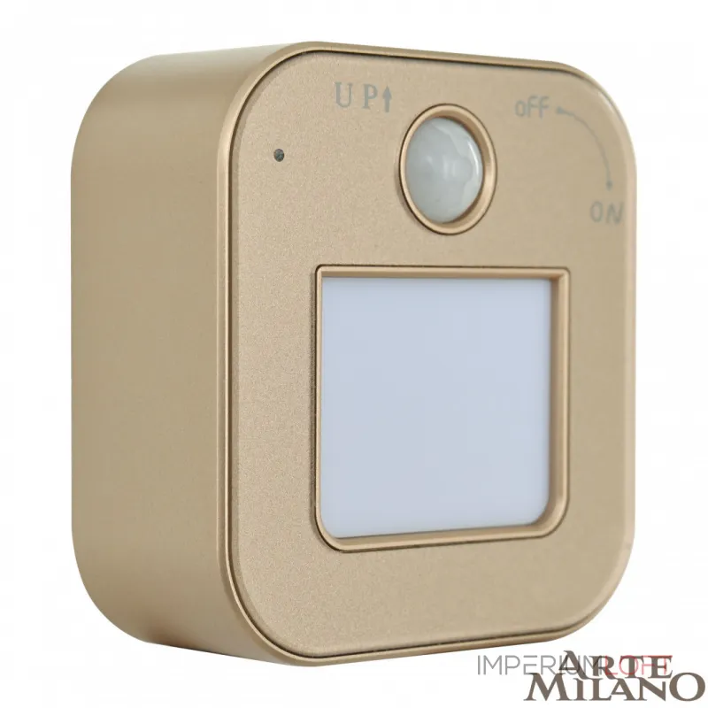 Трековый светильник с датчиком движения Arte Milano Am-track-sockets 380022TLS/LWS Gold Трековый светильник с датчиком движения Arte Milano Am-track-sockets 380022TLS/LWS Gold