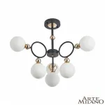 Люстра на штанге Arte Milano Neapolis-73808 274307/6 BK/GD