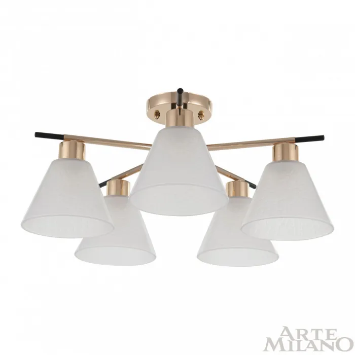 Люстра Arte Milano Napoli-322119 322119/5 FG+BK от ImperiumLoft