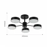 Светильник светодиодный Arte Milano Ferrara 250906/5B Bk