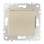 Розетка с заземлением, шторками и защитной крышкой, 16A 250V 203.41-1.shampan