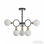 Люстра на штанге Arte Milano Neapolis-73808 274307/6 BK/GD