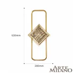 Бра Arte Milano AM-1252B 1852B.D280.H630.E14.2 G