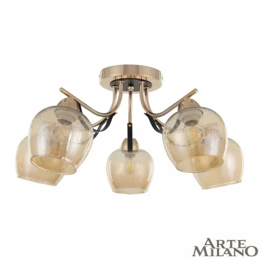 Потолочная люстра Arte Milano AMALFI-322306 322306/5 FG+BK