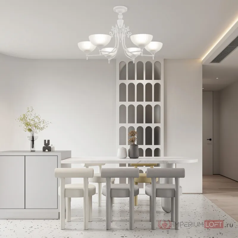 Люстра Arte Milano AM340049 340049/6 WT+SL от ImperiumLoft