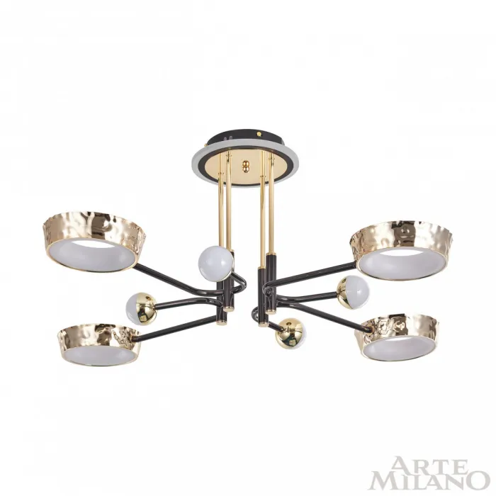 Люстра светодиодная Arte Milano Ferrara-73210 273210/8 BK/GD от ImperiumLoft