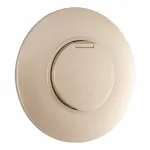 Розетка круглая с заземлением и шторками Arte Milano SET08-1-41-1 shampan