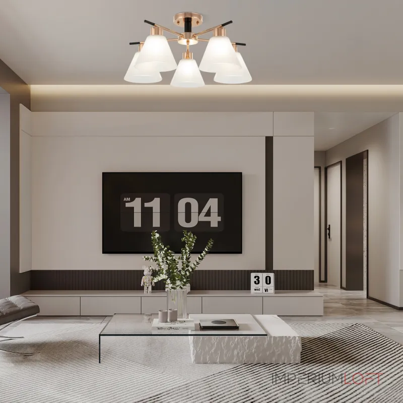 Потолочная люстра Arte Milano Napoli-322119 322119/5 FG+BK