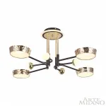 Люстра светодиодная Arte Milano Ferrara-73210 273210/8 BK/GD от ImperiumLoft