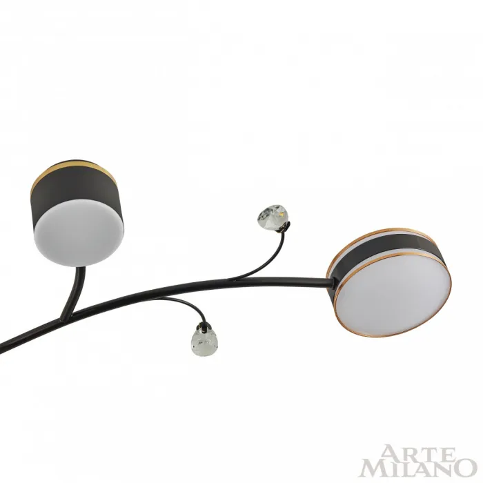Люстра светодиодная Arte Milano Ferrara-71040 276240/6+1 BK/GD от ImperiumLoft