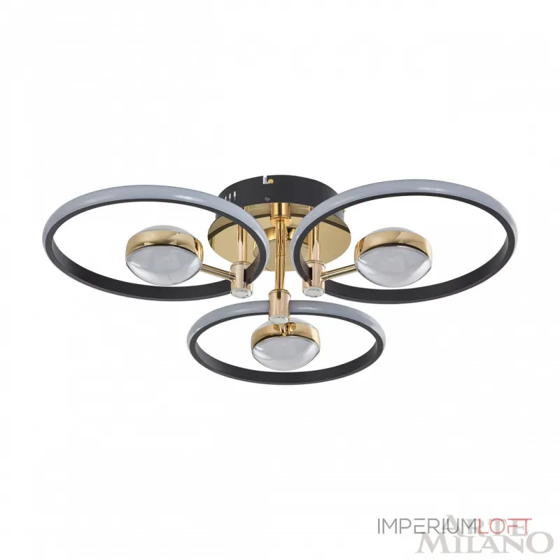 Светильник светодиодный Arte Milano Ferrara-76140 276140/3+3 BK/GD Светильник светодиодный Arte Milano Ferrara-76140 276140/3+3 BK/GD
