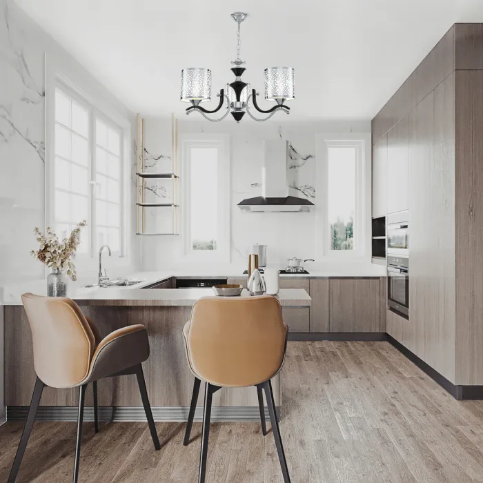 Люстра подвесная Arte Milano Florentia-6787 306787/3 Bk/Ni от ImperiumLoft