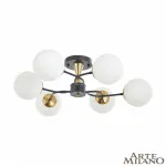 Потолочная люстра Arte Milano Neapolis-76808 276808/6 BK/GD