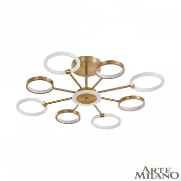 Потолочная люстра Arte Milano Neapolis-77240 277240/8 GD